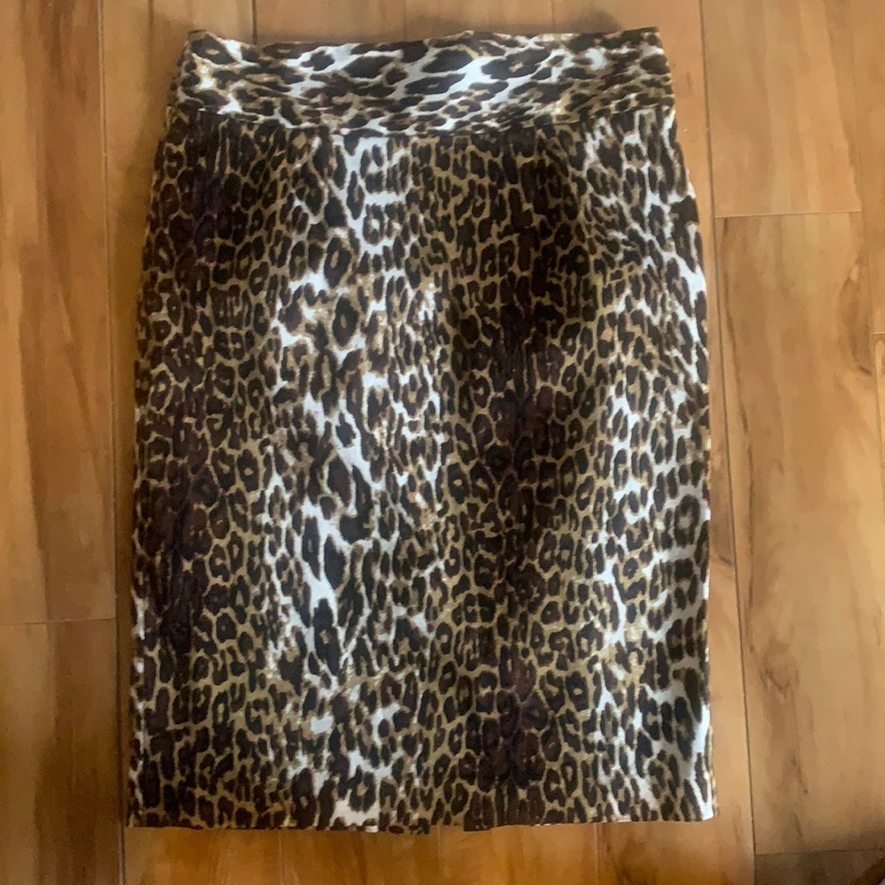 Animal print skirt